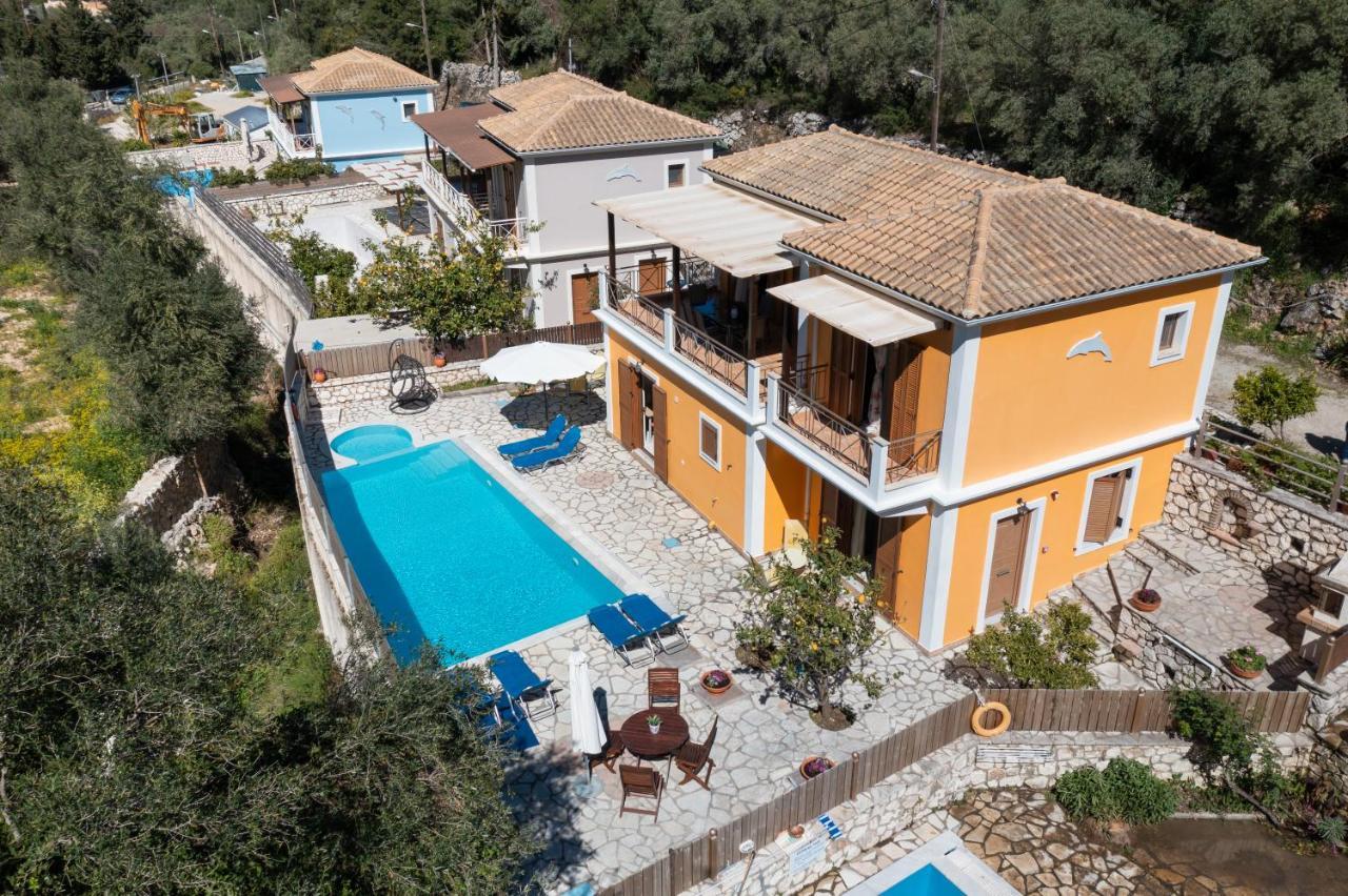 Delphinus Villas-Villa Nikitas Áyios Nikítas Dış mekan fotoğraf